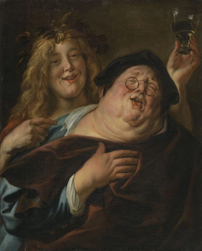 Vecchio festaiolo - Alte Pinakothek, Monaco di Baviera
